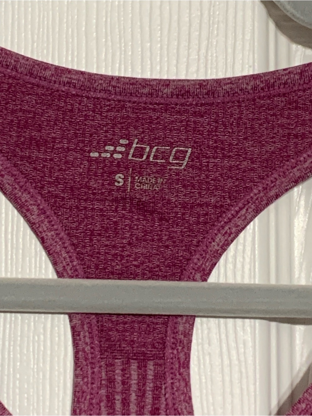 bcg Raspberry Heather Racerback Tank - Picture 4 of 11